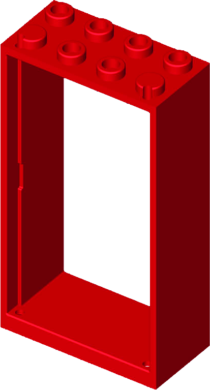 ACCESSORIO BLOX TELAIO PORTA ROSSO