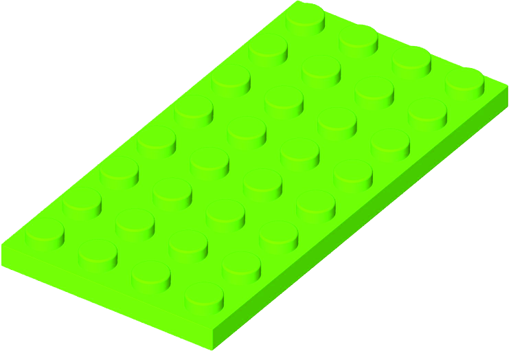 BASE BLOX 4X8 VERDE CHIARO