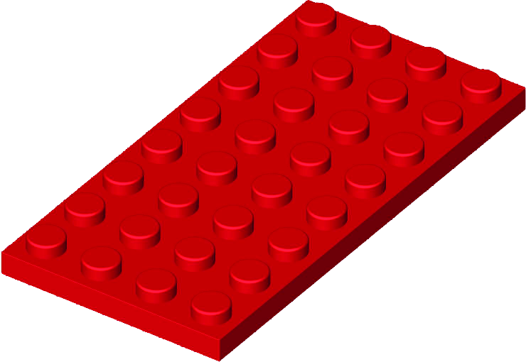 BASE BLOX 4X8 ROSSA