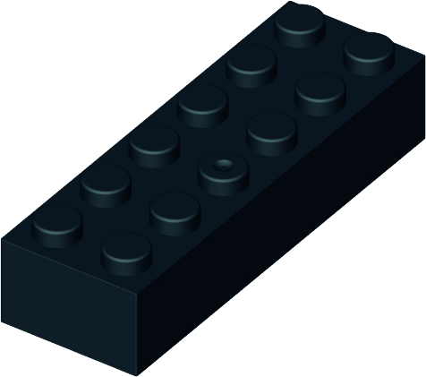 MATTONCINO BLOX 2X6 NERO