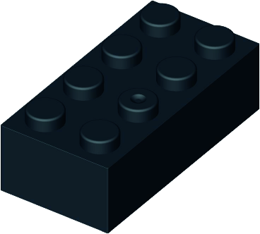 MATTONCINO BLOX 2X4 NERO