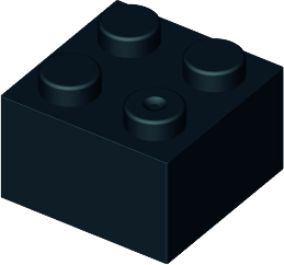 MATTONCINO BLOX 2X2 NERO