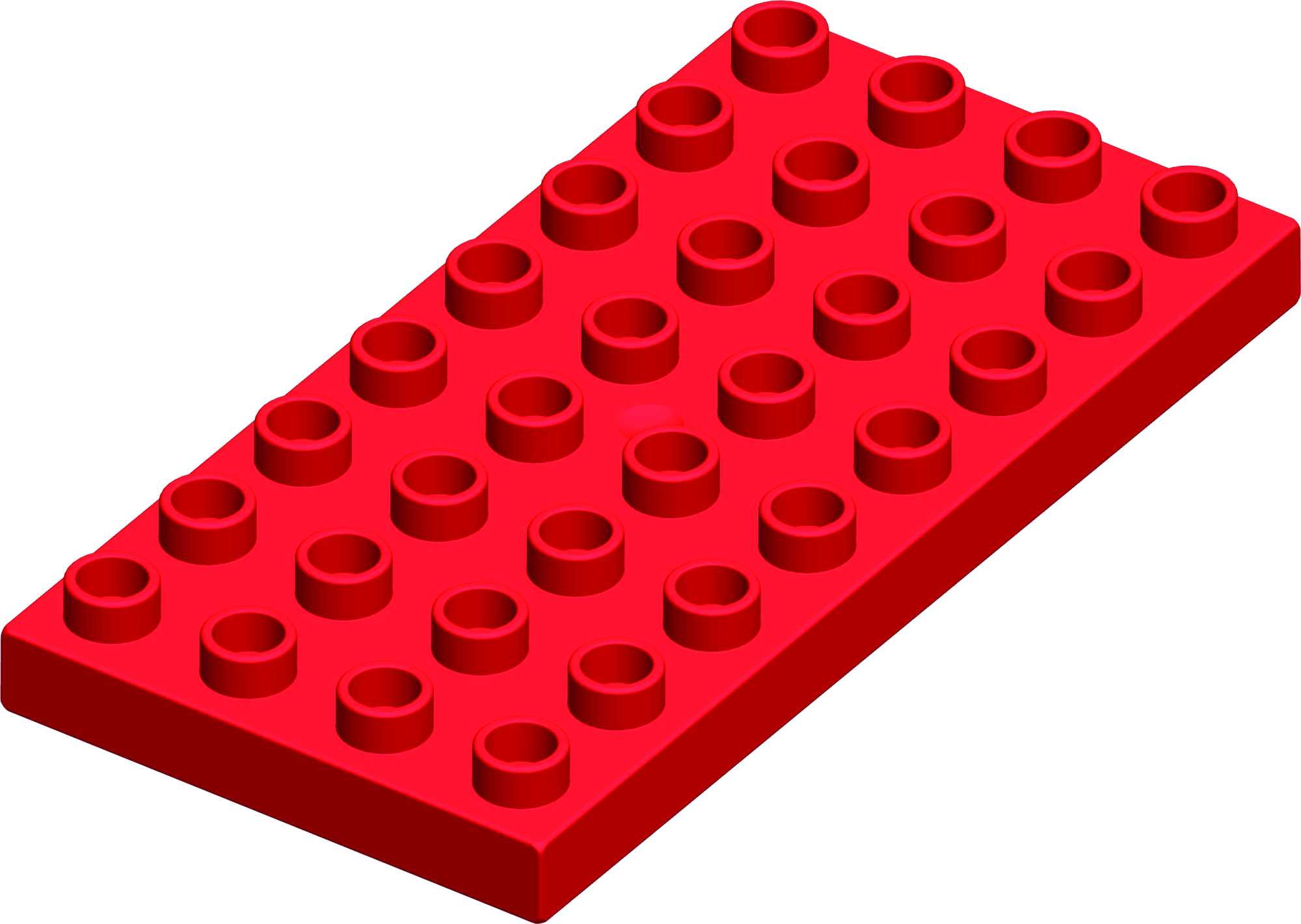 BASE UNICO PLUS 4X8 ROSSA