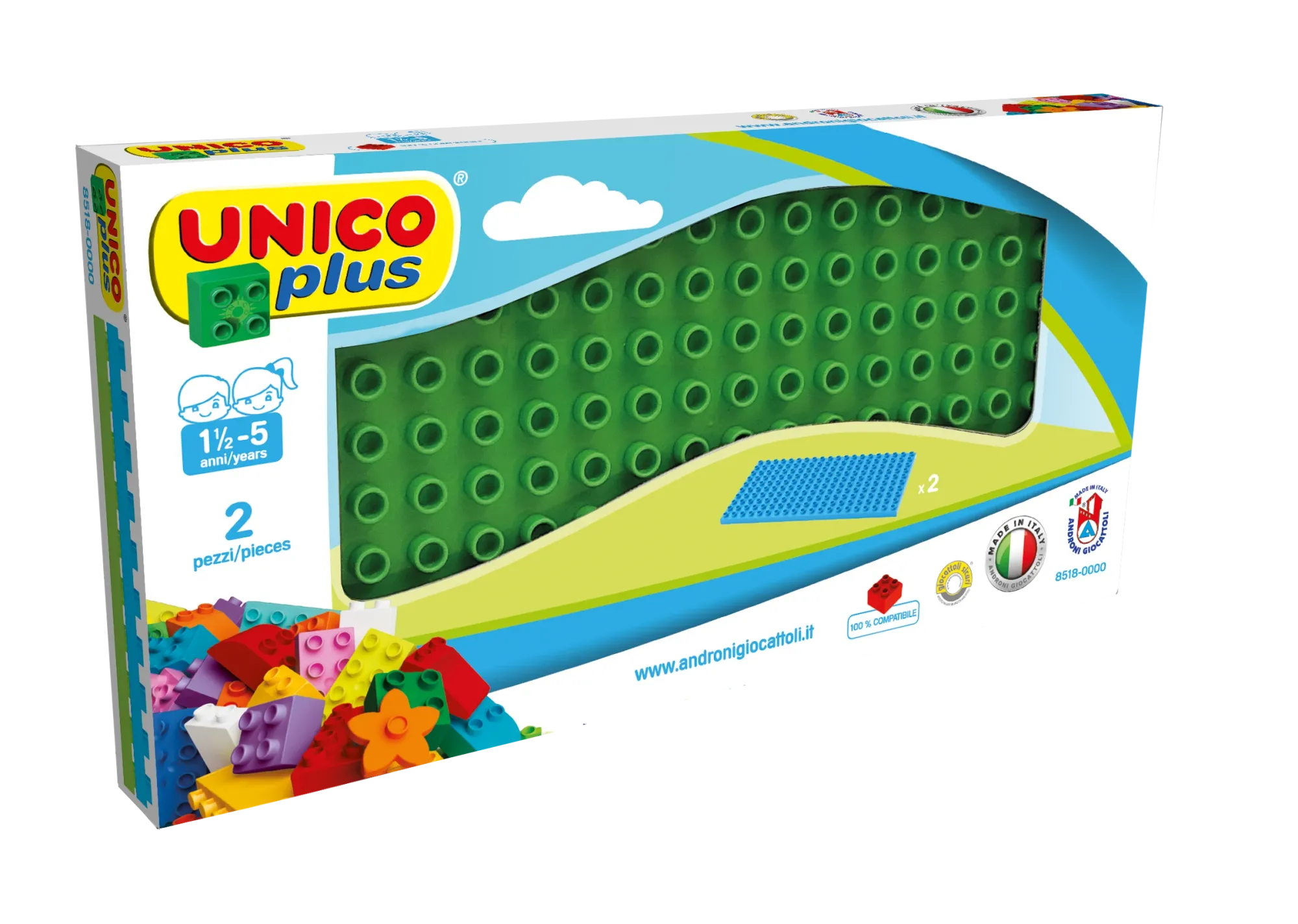 KIT PERSONALIZZABILE BASI UNICO PLUS 10X20 2PZ