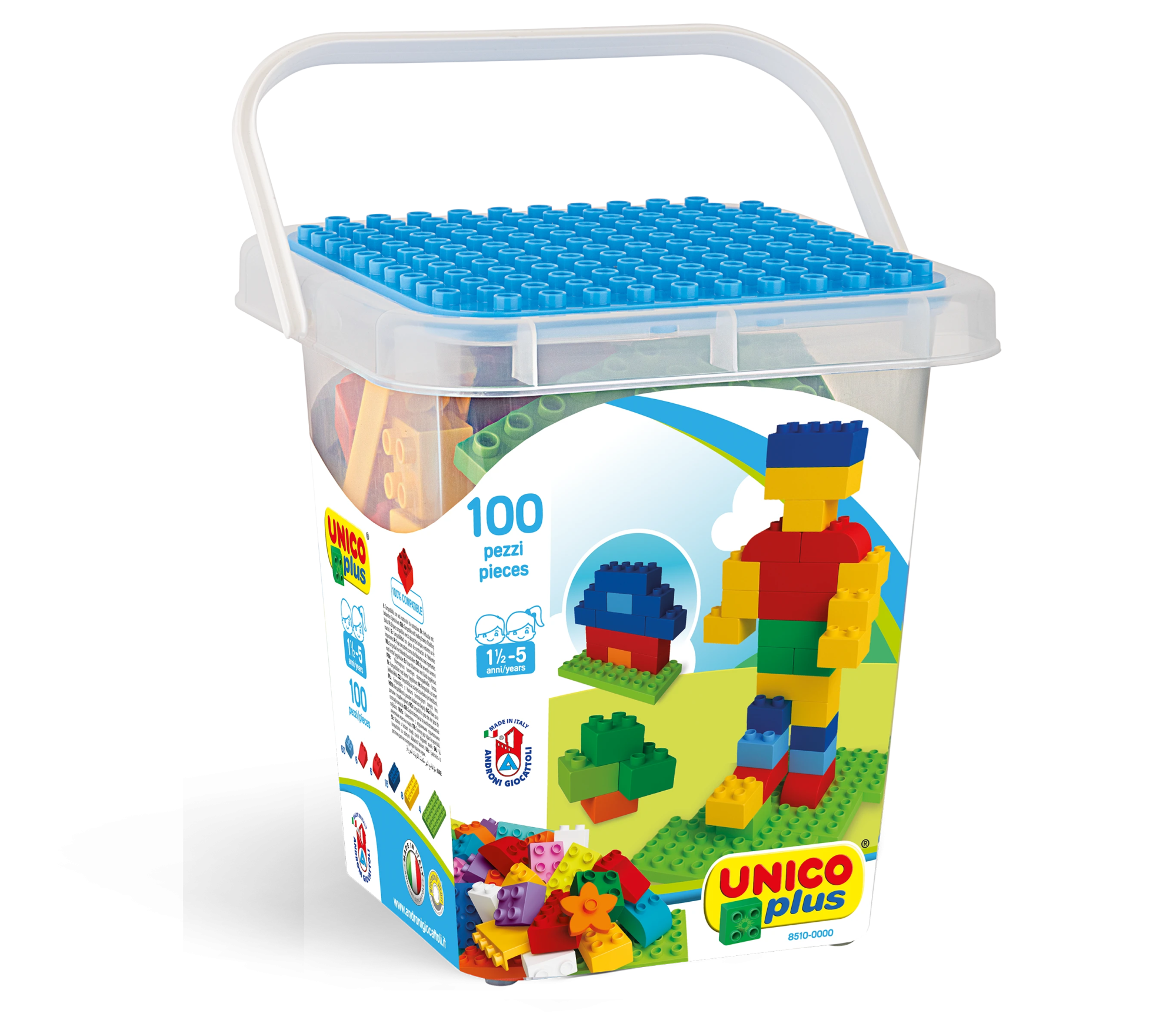 KIT FAI DA TE MATTONCINI UNICO PLUS LARGE